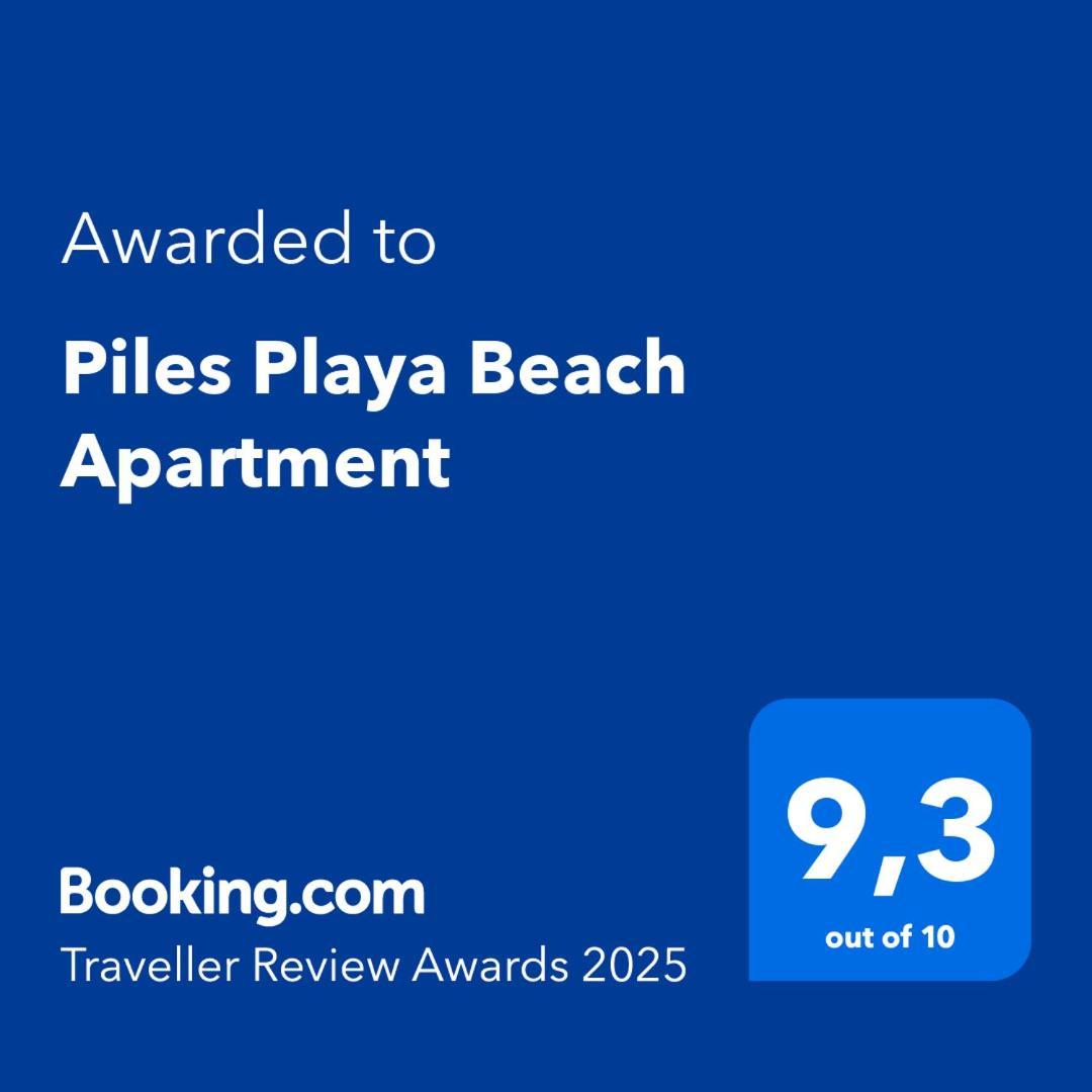 Piles Playa Beach Apartment 외부 사진